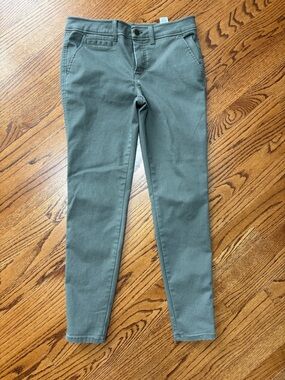 Market & Spruce Slim Pants  in Sage Green